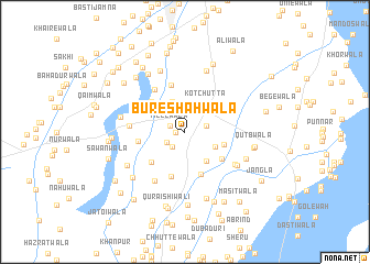 map of Bure Shāhwāla