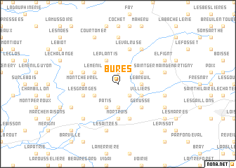 map of Bures