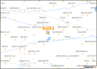 map of Bures