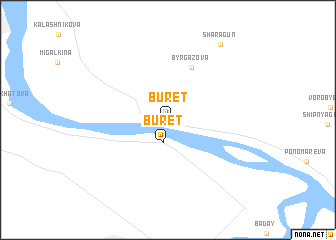 map of Buret\