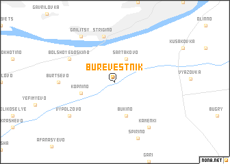 map of Burevestnik