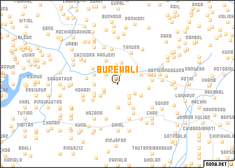 map of Burewāli