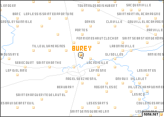 map of Burey