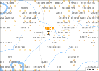 map of Burè