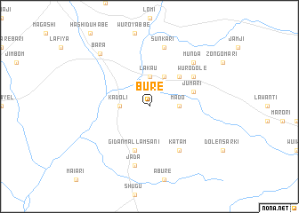 map of Bure