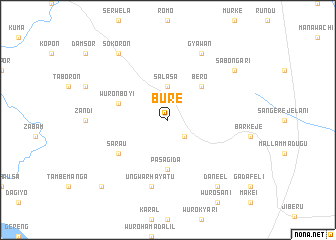 map of Bure