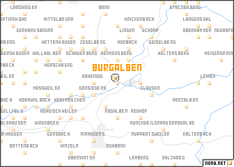 map of Burgalben