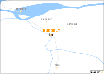 map of Burgaly