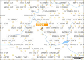 map of Burgau