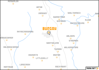 map of Burgaw