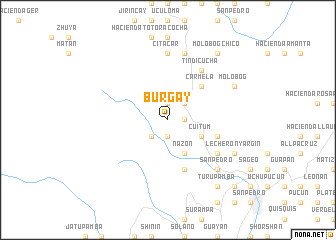 map of Burgay