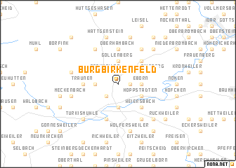 map of Burgbirkenfeld