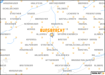 map of Burgbracht