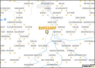 map of Burgdorf