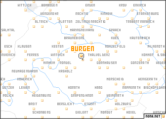 map of Burgen