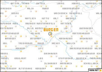 map of Burgen