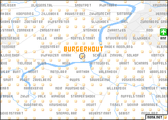 map of Burgerhout