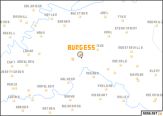 map of Burgess