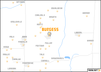 map of Burgess