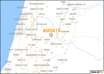 map of Burgeta