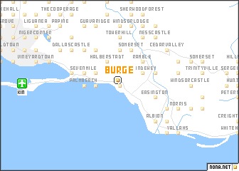 map of Burge