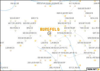 map of Burgfeld