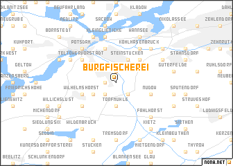 map of Burgfischerei