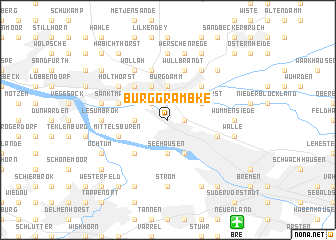 map of Burg-Grambke