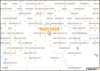 map of Burggrub