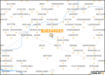 map of Burghagen