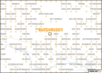 map of Burghausen
