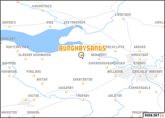 map of Burgh by Sands