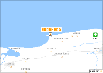 map of Burghead