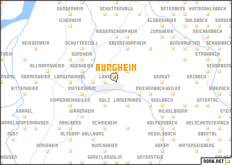 map of Burgheim