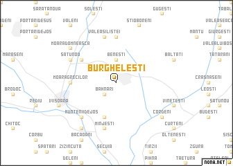 map of Burgheleşti
