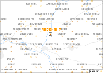 map of Burgholz