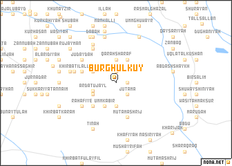 map of Burghul Kūy