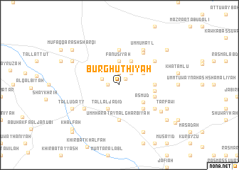 map of Burghūthīyah