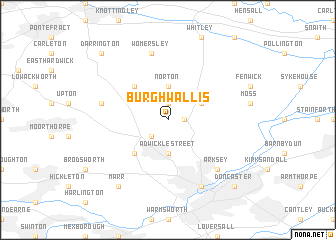 map of Burghwallis