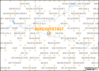 map of Burgkunstadt