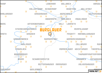 map of Burglauer