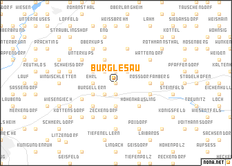 map of Burglesau