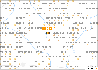 map of Bürgle