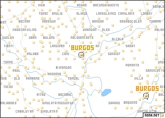 map of Burgos