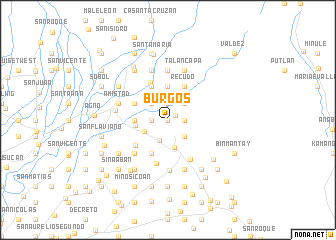 map of Burgos