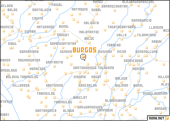 map of Burgos