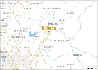 map of Burgos