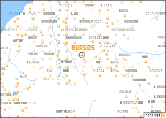 map of Burgos