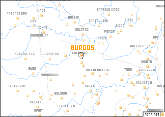 map of Burgos