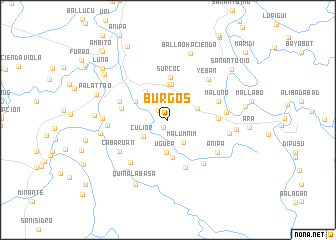 map of Burgos